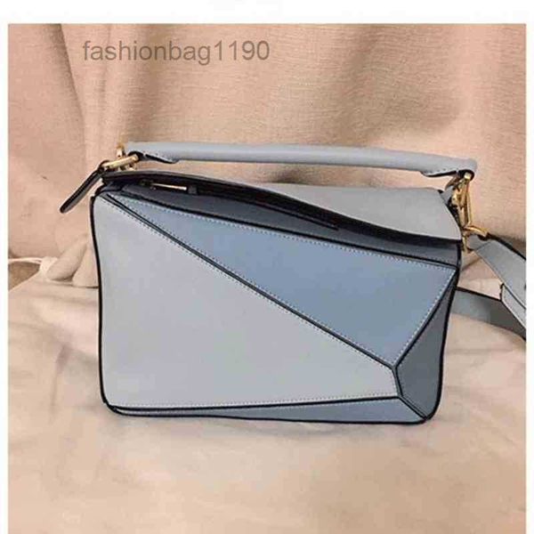 

bag geometric fashion designer bags loews pillow autumn winter trend single diagonal span portable leather women's splici aaws