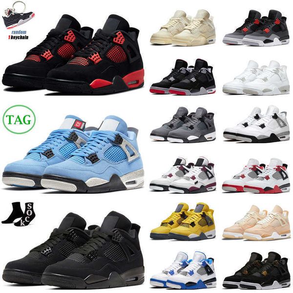

jumpman 4s basketball shoes men women 4 red thunder infrared black cat bred university blue sail cool grey white oreo mens trainers sport