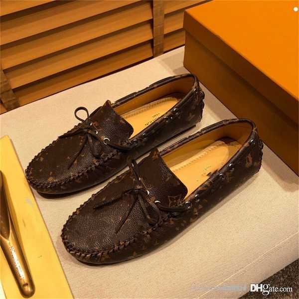 

38 model loafers men dress shoes suede leather luxury fashion wedding shoe man designer italian style oxford shoes big size 46, Black
