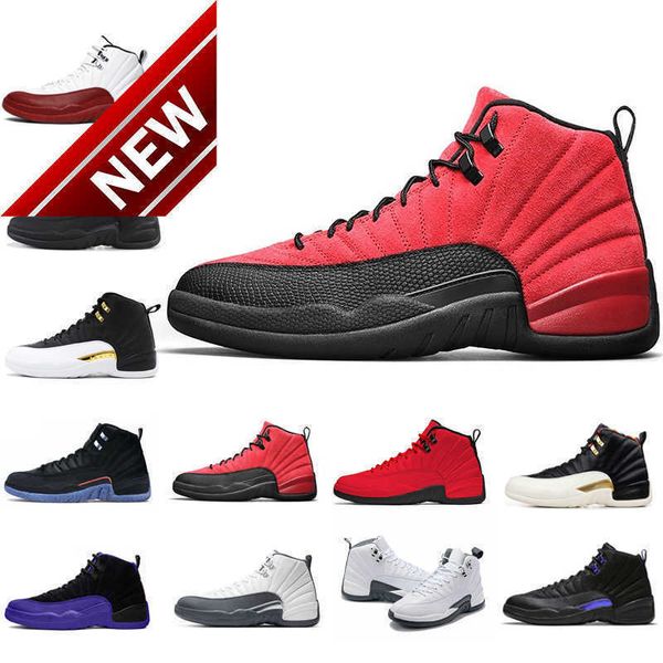 

2023 12 basketball shoes 12s mens sports sneakers university gold ov black michigan lagoon pulse high trainers size 40-47og