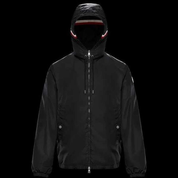 

designer spring and autumn monclair men's jacket casual cardigan street fashion hoodie close fitting comfortable coat, Black;brown