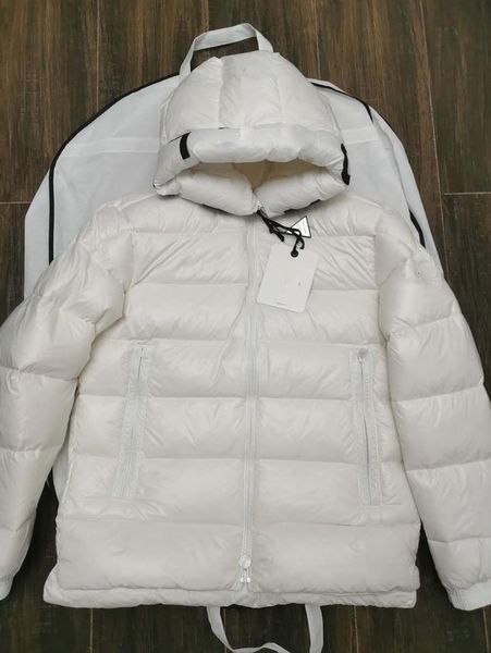 

mens down fashion stylist coat letter printing winter jacket women feather overcoat down, Black