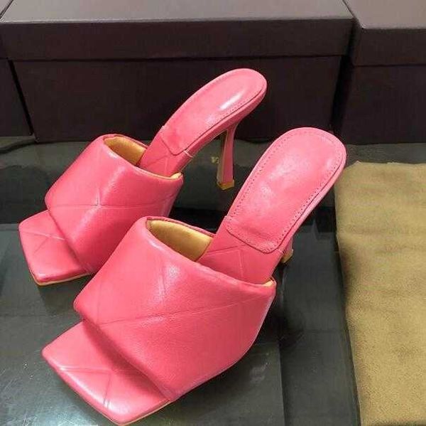 

stiletto sandals summer sandals new matte leather lozen-shaped feature unique square toe open toe comfortable casual for women, Black