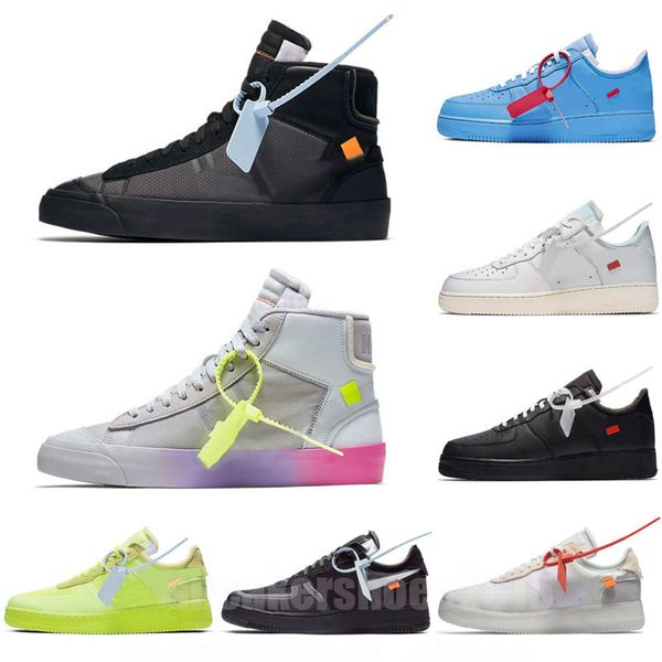 

2023 original men's and women's off shoes mca white black red mac silver metal volt low three black green gner presto 2.0 chaussur