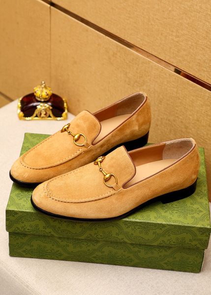 

men dress shoes brand designer business casual loafers male formal wedding party oxfords outdoor walking flats size 38-45, Black