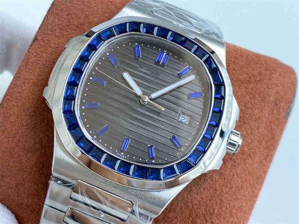 

luxurious movement watches pp mechanical watch aaaaa men's classic big three pin design fully automatic mechanical 316 fine steel shell, Slivery;brown