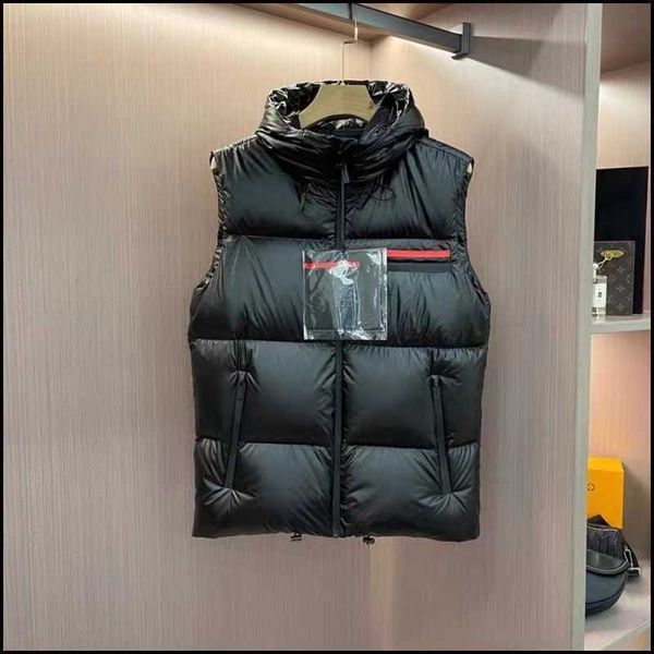 

2022 new p family down & parkas vest for men and women s to wear together in winter jackets thickened warm lovers down coats wholesale jacke, Black