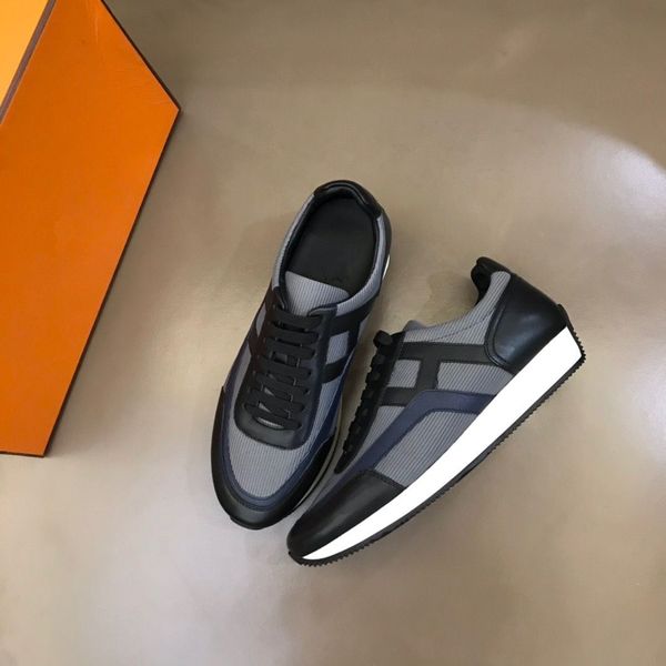 

luxury spring and summer men's color sports shoes breathable mesh fabric super good-looking us38-46 mkjkkk000001, Black