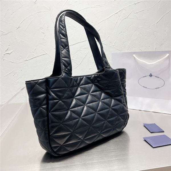 

casual tote shopping bags rhombic embroidery totes bag women underarm shoulder bags handbags