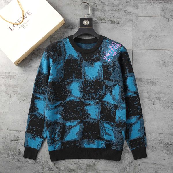 

designer brand men's sweaters 100% cotton long sleeve pullovers for mens womens classic striped plain sweatshirts autumn winter warm co, White;black