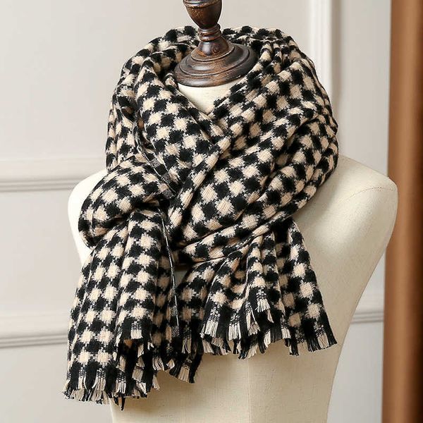 

fashion scarf buta wool scarf cape coat women's winter, Blue;gray