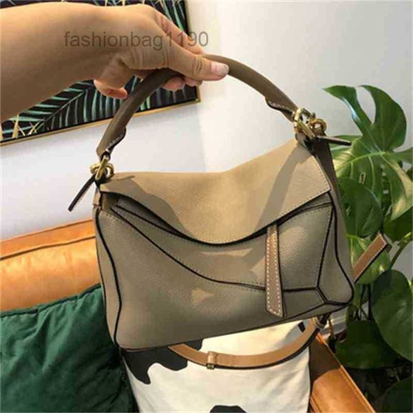 

fashion bag loews designer 2022 bags same geometric mini stitched leather women's lingge messenger hand pillow f6yw
