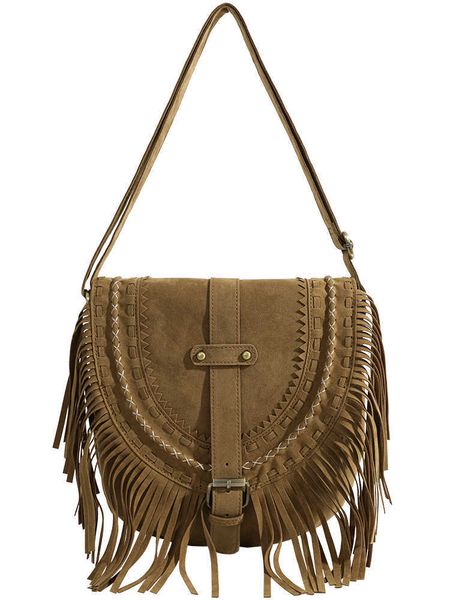 

shoulder bags fashion women est mirror quqlity tassel handbag female large capacity single messenger crossbody 221017