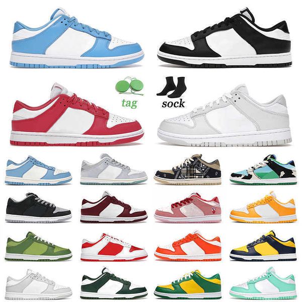 

2022 arrival og skate low running shoes black white coast blue paisley size 13 tow tone grey dunks lows dunkes mens women sports trainers