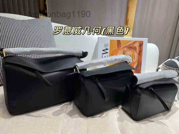 

fashion bag 2022 designer bags loews women's leather puzzle geometric splicing soft small square home mi opuk