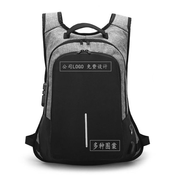 

new trendy oxford cloth backpack large-capacity anti-splashing travel single shoulder bag student schoolbag creative anti-theft