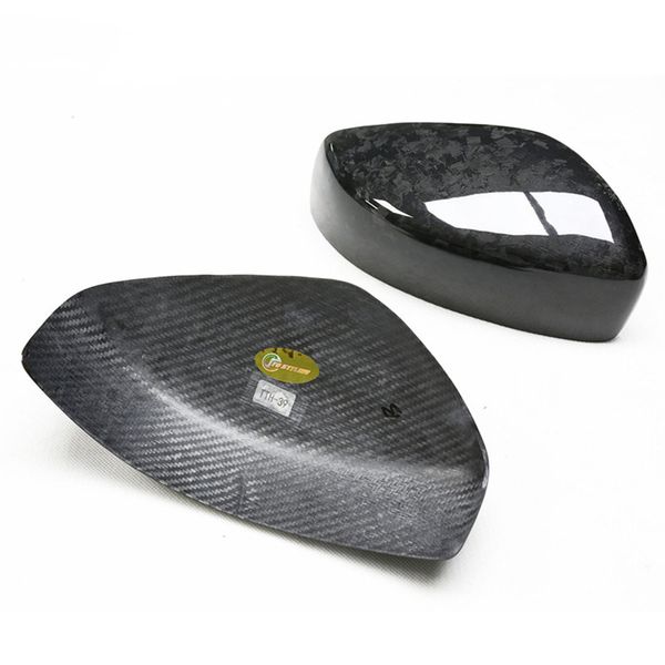 

2pcs carbon fibre rear view mirrors cover for infiniti g25/g37/q60 car rearview mirror caps covers side wing housing cap