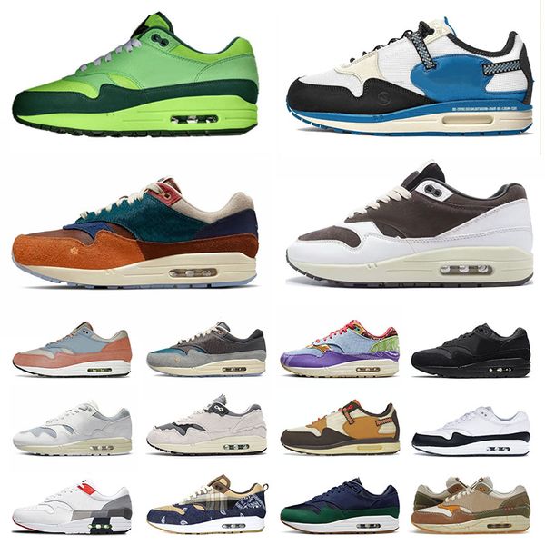 

air maxs 1 87 running shoes for mens womens oregon duck kasina won ang bandana baroque brown dirty denim light madder root sports sneakers t