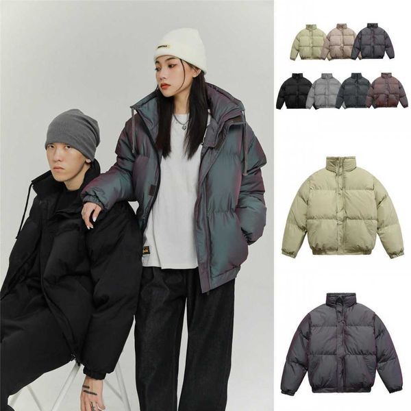 

men's down & parkas fear god double thread colorful cotton jacket men's and women's bread, Black