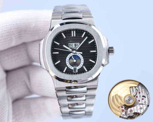

superclone 3k luxury 5711 men wrist automatic nautilus watches classic designer wristwatches, Slivery;brown