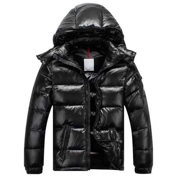 

men's down parkas jackets real white duck s mens womens puffer designers coats homme winter couples sweatshirts outerwear content, Black