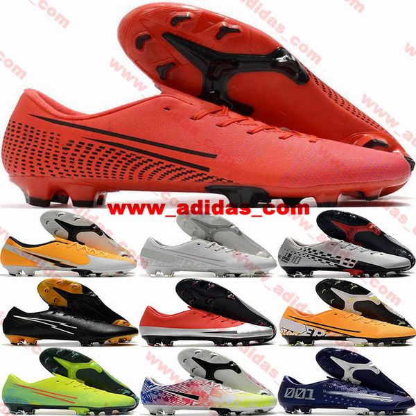 

soccer shoes soccer cleats football boots size 12 mercurial vapores 13 elite fg eur 46 cr7 sneakers men soccer cleat botas de futbol kid us, Black