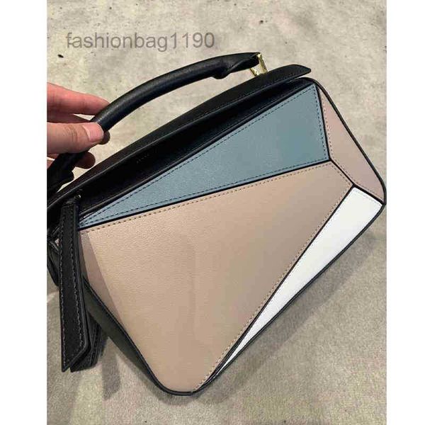 

fashion bag loews designer 2022 bags same geometric mini stitched leather women's lingge messenger hand pillow m4lo