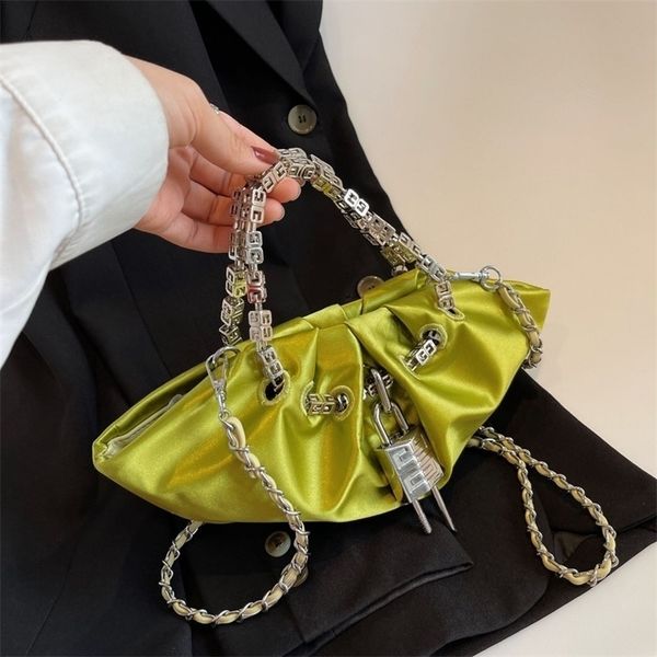 

evening bags gwppdmy traditional silk folds chain travel pouch classic chinese embroidery jewelry bag organizer women messenger bag 221014