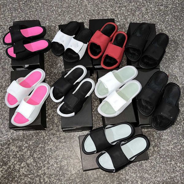 

hydro 6 slipper man and women summer 6s sandals outdoor beach shoes size eur 36-45 with box, Black