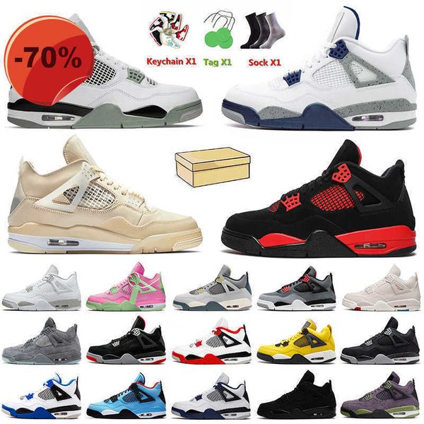 

with box jumpman 4 women mens basketball shoes seafoam 4s midnight navy white oreo sail red blue thunder black cat canyon purple bred