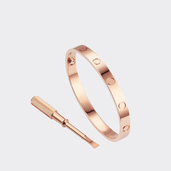 

mens bangle love bracelet carti bracelets designer for women gold bracele luxury jewelry titanium steel gold-plated never fade not allergic, White