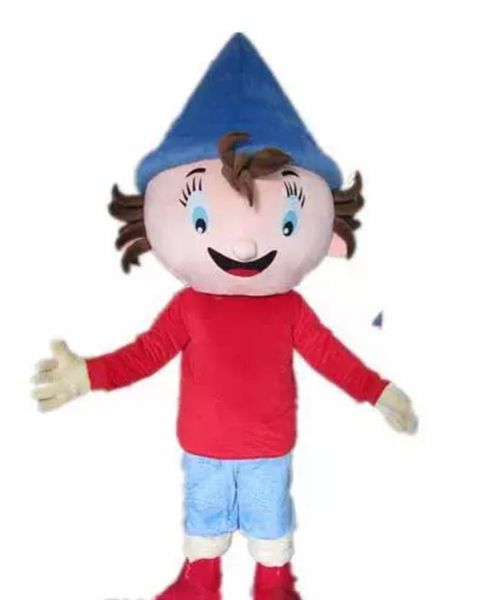 

good vision and good ventilation an noddy boy mascot costume for to wear, Red;yellow