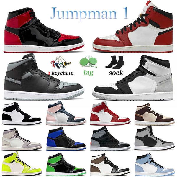 

jumpman fragment electro orange basketball shoes 1 1s chicago reimagined womens mens shadow bred patent stage haze trainers sneakers cream