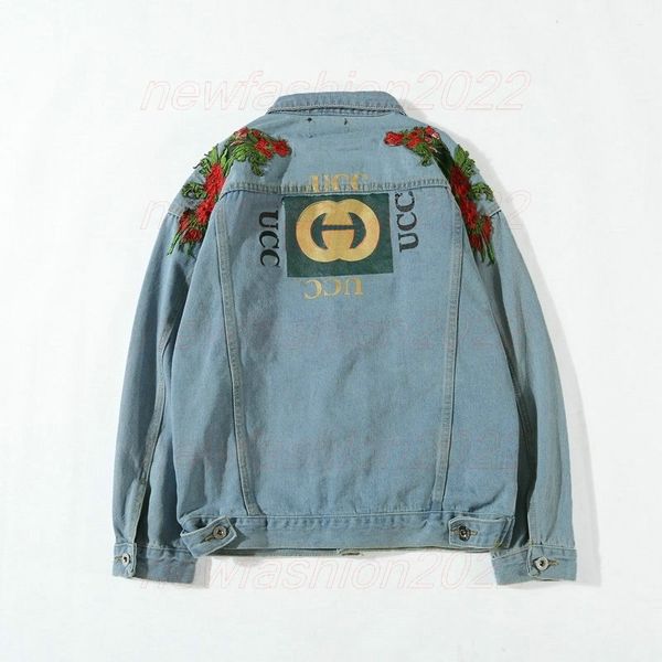 

women hoodies stonewashed denim shirt with web denim jacket horsebits fashion mens denim jackets slim fit men jeans jacketes cotton outwear, Black