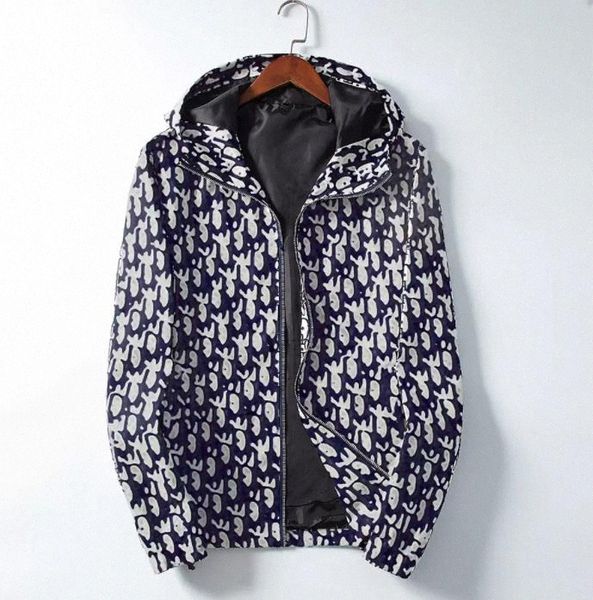 

designer mens jackets long sleeve letter casual windbreaker windrunner men zipper waterproof jacket hoodie coats m  xl xxl xxxl g08u#, Black;brown