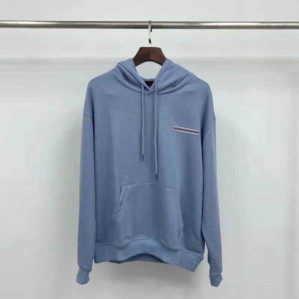 

homme mens hooded wave pattern letter print sweatshirts women designer hoodies men clothing high street print hoodie pullover winter mans, Black