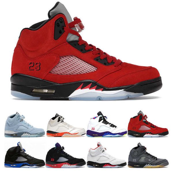 

5s men basketball shoes 5 bluebird raging shattered backboard race oreo fired red hyper royal anthracite mens sports sneakers trainers, Black