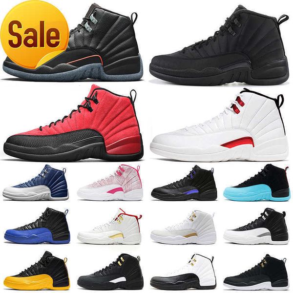 

12 basketball shoes 12s utility dark concord indigo reverse flu game royal women mens trainers sports sneakers