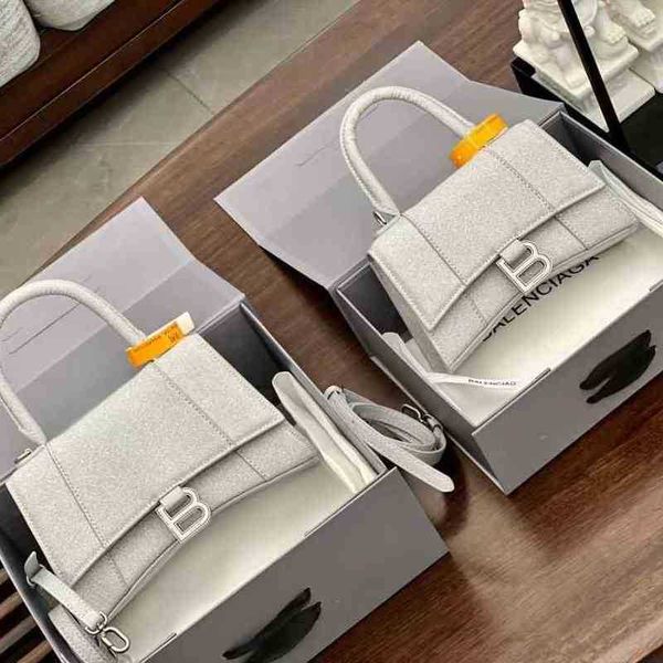 

designer handbags balencaigass fashion bags sense hourglass advanced 2022 leather b-shaped net red single shoulder messenger handbag fashion