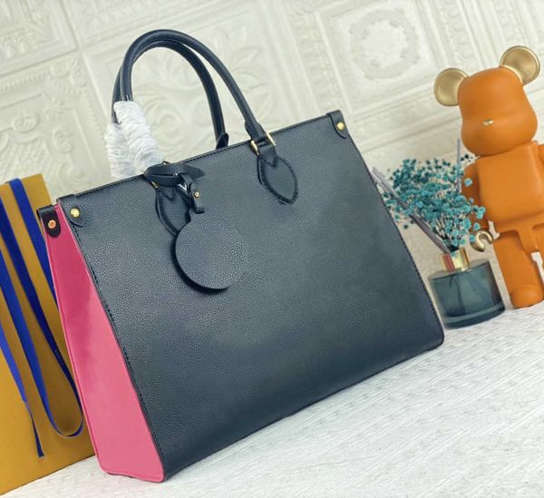 

2023 designers women handbags luxurys lady shoulder bags leather messenger bag classic flowers crossbody purses onthego, Red;black