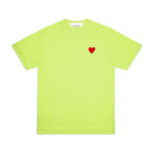 

play fashion mens t-shirts designer red heart shirt casual tshirt cotton embroidery short sleeve summer t-shirt 912d, White;black