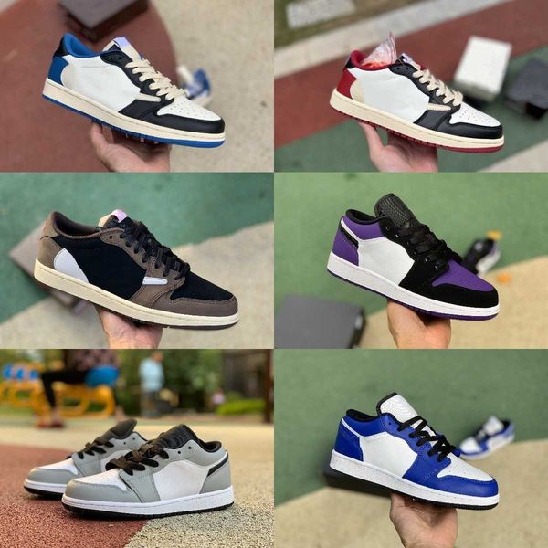 

2022 designer fragment jumpman x 1 1s low casual basketball shoes starfish white camo red gold banned unc court purple black toe shadow