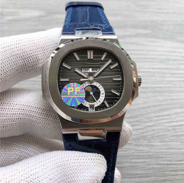 

superclone pp5711 3k 40mm 8.3mm luxury watches for mens pate philipp watch nautilus watch 5711 male automatic mechanical grenade luminous so, Slivery;brown