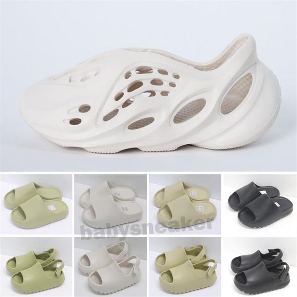 

childrens boys girls slippers shoes infant kany bone baby black slides kids summer sandals foam toddlers desert sand resin beach258w