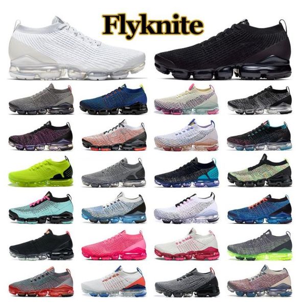 

fk mens running shoes fly 3.0 oreo black pink purple multi-color triple white south beach desert sand vivid sunset tint women trainer
