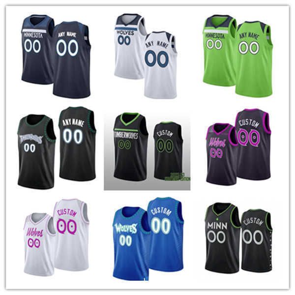 

men women youth minnesota''timberwolves''custom rudy 27 gobert d'angelo 0 russell karl-anthony 32 towns anthony 1 e, Black;red