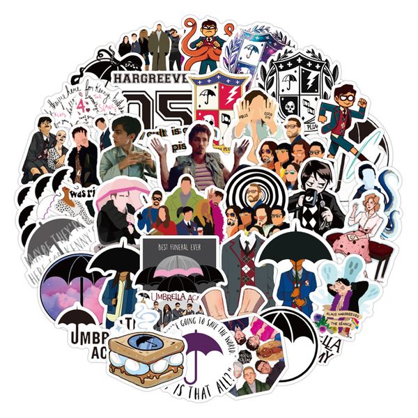 

50pcs tv show merchandise stickers for water bottle lap computers flasks notebook phone case w-837