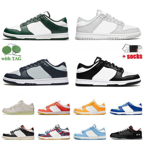 

2022 fashion designer sb mens women black white low running shoes spartan green georgetown grey fog unc off coast skateboard platform