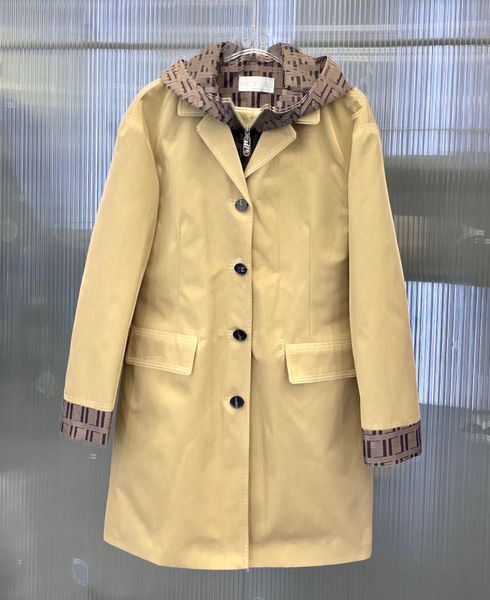 

women's trench coats designer women's mid-length streetwear streetfashion coat women's waist tie single breasted long windbre, Tan;black