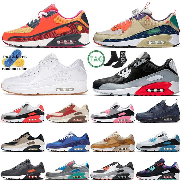 

mens womens 90s running shoes big size 12 unc surplus black desert camo white obsidian infrared bacon malt blue slate trail team gold traine